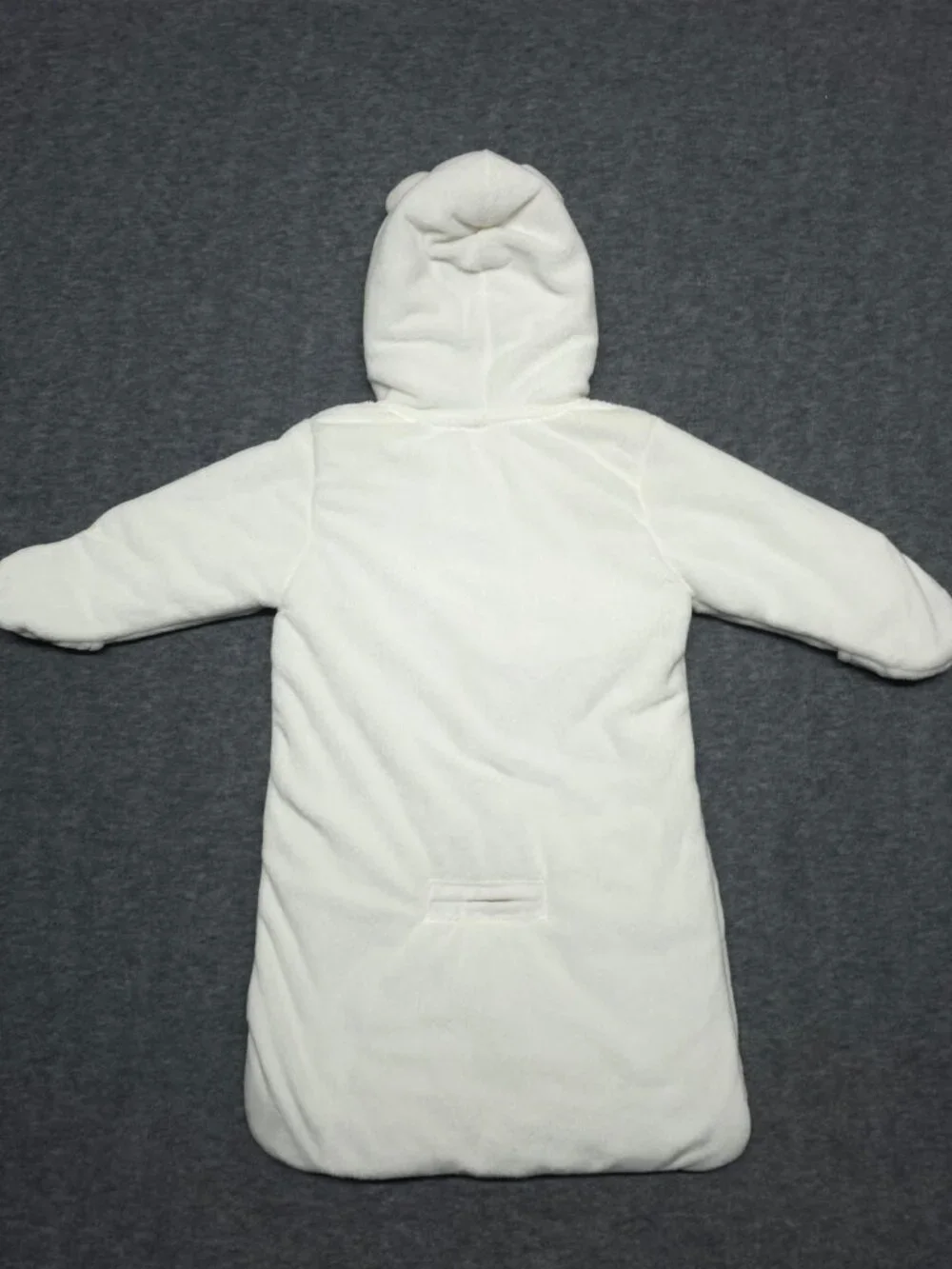 Just One You Carter's White Baby Bunting Bear Hood 3-6M Winter